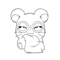 Coloring page: Hamtaro (Cartoons) #39927 - Free Printable Coloring Pages
