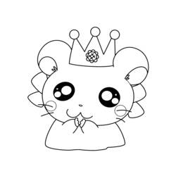 Coloring page: Hamtaro (Cartoons) #39930 - Free Printable Coloring Pages