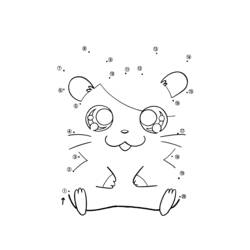 Coloring page: Hamtaro (Cartoons) #39933 - Free Printable Coloring Pages