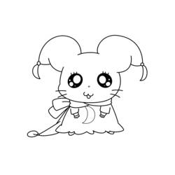 Coloring page: Hamtaro (Cartoons) #39944 - Free Printable Coloring Pages