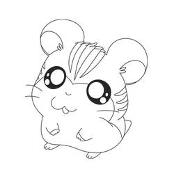 Coloring page: Hamtaro (Cartoons) #39945 - Free Printable Coloring Pages