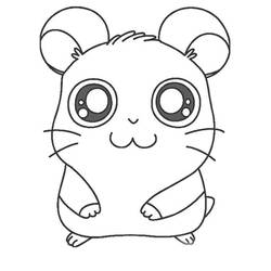 Coloring page: Hamtaro (Cartoons) #39948 - Free Printable Coloring Pages
