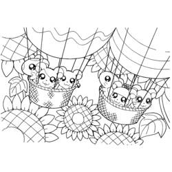 Coloring page: Hamtaro (Cartoons) #39953 - Free Printable Coloring Pages