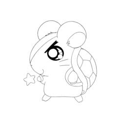 Coloring page: Hamtaro (Cartoons) #39963 - Free Printable Coloring Pages