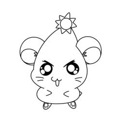 Coloring page: Hamtaro (Cartoons) #39965 - Free Printable Coloring Pages