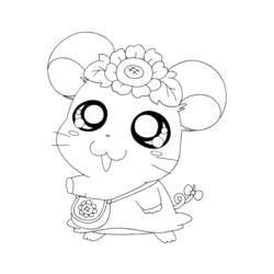 Coloring page: Hamtaro (Cartoons) #39977 - Free Printable Coloring Pages