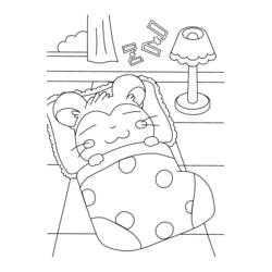 Coloring page: Hamtaro (Cartoons) #39978 - Free Printable Coloring Pages