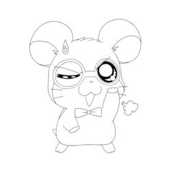 Coloring page: Hamtaro (Cartoons) #39988 - Free Printable Coloring Pages