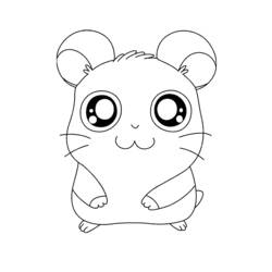 Coloring page: Hamtaro (Cartoons) #40001 - Printable coloring pages