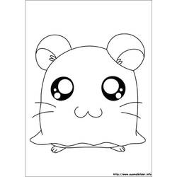 Coloring page: Hamtaro (Cartoons) #40003 - Free Printable Coloring Pages