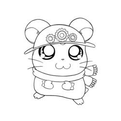 Coloring page: Hamtaro (Cartoons) #40006 - Free Printable Coloring Pages