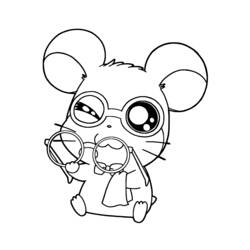 Coloring page: Hamtaro (Cartoons) #40007 - Free Printable Coloring Pages
