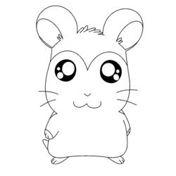 Coloring page: Hamtaro (Cartoons) #40019 - Free Printable Coloring Pages