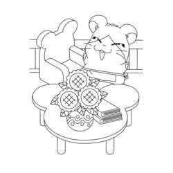 Coloring page: Hamtaro (Cartoons) #40023 - Free Printable Coloring Pages