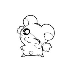 Coloring page: Hamtaro (Cartoons) #40035 - Free Printable Coloring Pages