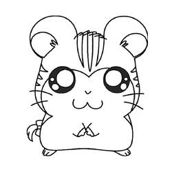 Coloring page: Hamtaro (Cartoons) #40042 - Free Printable Coloring Pages