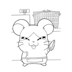 Coloring page: Hamtaro (Cartoons) #40049 - Free Printable Coloring Pages