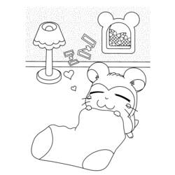 Coloring page: Hamtaro (Cartoons) #40050 - Free Printable Coloring Pages