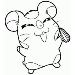 Coloring page: Hamtaro (Cartoons) #40053 - Free Printable Coloring Pages