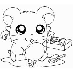 Coloring page: Hamtaro (Cartoons) #40061 - Free Printable Coloring Pages
