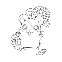 Coloring page: Hamtaro (Cartoons) #40065 - Free Printable Coloring Pages