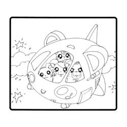 Coloring page: Hamtaro (Cartoons) #40067 - Free Printable Coloring Pages