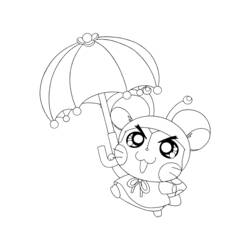 Coloring page: Hamtaro (Cartoons) #40084 - Free Printable Coloring Pages