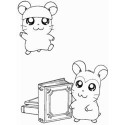 Coloring page: Hamtaro (Cartoons) #40087 - Free Printable Coloring Pages