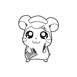 Coloring page: Hamtaro (Cartoons) #40094 - Free Printable Coloring Pages