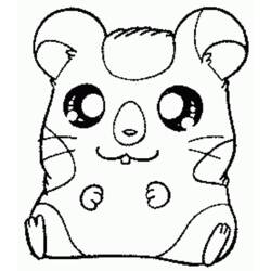 Coloring page: Hamtaro (Cartoons) #40109 - Free Printable Coloring Pages