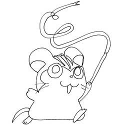 Coloring page: Hamtaro (Cartoons) #40119 - Free Printable Coloring Pages