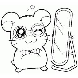 Coloring page: Hamtaro (Cartoons) #40122 - Free Printable Coloring Pages