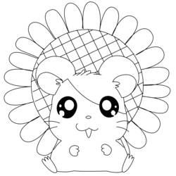 Coloring page: Hamtaro (Cartoons) #40131 - Free Printable Coloring Pages