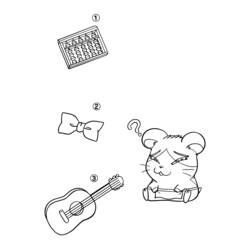 Coloring page: Hamtaro (Cartoons) #40143 - Free Printable Coloring Pages