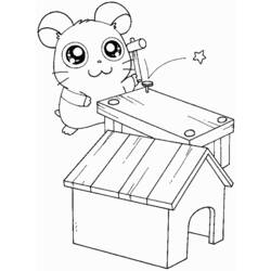 Coloring page: Hamtaro (Cartoons) #40145 - Free Printable Coloring Pages