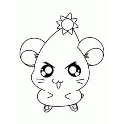 Coloring page: Hamtaro (Cartoons) #40156 - Free Printable Coloring Pages