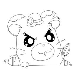 Coloring page: Hamtaro (Cartoons) #40165 - Free Printable Coloring Pages