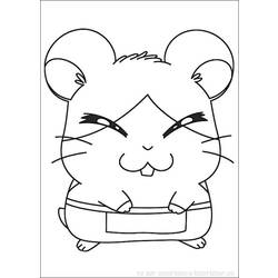Coloring page: Hamtaro (Cartoons) #40171 - Free Printable Coloring Pages