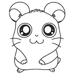 Coloring page: Hamtaro (Cartoons) #40177 - Printable coloring pages