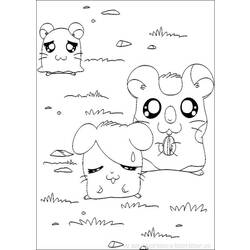 Coloring page: Hamtaro (Cartoons) #40188 - Free Printable Coloring Pages