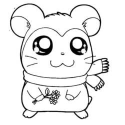 Coloring page: Hamtaro (Cartoons) #40204 - Free Printable Coloring Pages