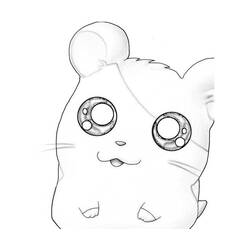 Coloring page: Hamtaro (Cartoons) #40209 - Free Printable Coloring Pages