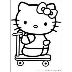 Coloring page: Hello Kitty (Cartoons) #36744 - Free Printable Coloring Pages