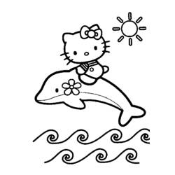 Coloring page: Hello Kitty (Cartoons) #36745 - Free Printable Coloring Pages