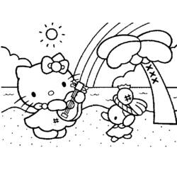 Coloring page: Hello Kitty (Cartoons) #36746 - Free Printable Coloring Pages