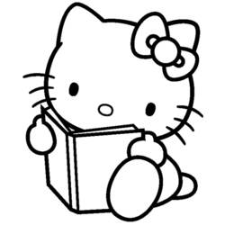 Coloring page: Hello Kitty (Cartoons) #36750 - Free Printable Coloring Pages