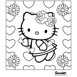 Coloring page: Hello Kitty (Cartoons) #36760 - Free Printable Coloring Pages