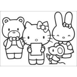 Coloring page: Hello Kitty (Cartoons) #36761 - Free Printable Coloring Pages