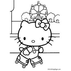 Coloring page: Hello Kitty (Cartoons) #36764 - Free Printable Coloring Pages