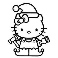 Coloring page: Hello Kitty (Cartoons) #36769 - Free Printable Coloring Pages